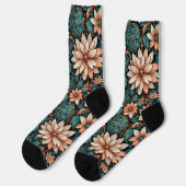 Bright Socks Elaborate Seamless Patterns 0039395 Socken (Linkes Detail)