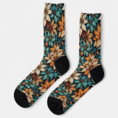 Bright Socks Elaborate Seamless Patterns 0039397 Socken (Linkes Detail)