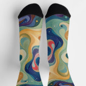 Bright Socks Elaborate Seamless Patterns 0039400 Socken (Oben)