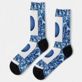 Bright Socks Elaborate Seamless Patterns 0039406 Socken (Linkes Detail)