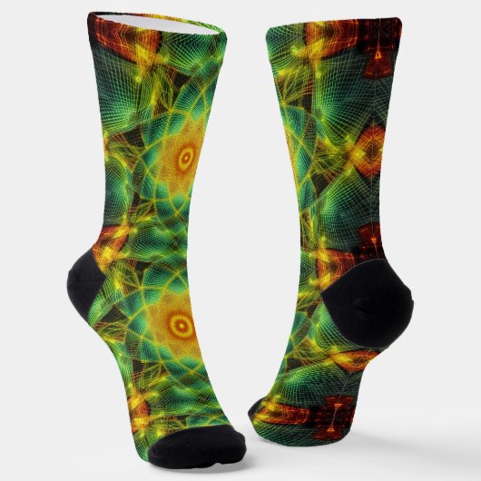 Bright Socks Elaborate Seamless Patterns 0039407 Socken (Gewinkelt)