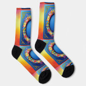 Bright Socks Elaborate Seamless Patterns 0039410 Socken (Rechts)