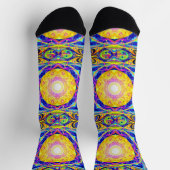 Bright Socks Elaborate Seamless Patterns 0039416 Socken (Oben)