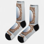 Bright Socks Elaborate Seamless Patterns 0039417 Socken (Linkes Detail)