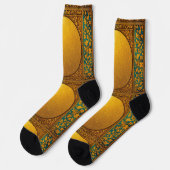 Bright Socks Elaborate Seamless Patterns 0039420 Socken (Linkes Detail)