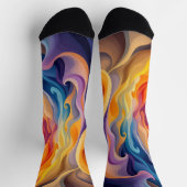 Bright Socks Elaborate Seamless Patterns 0039421 Socken (Oben)