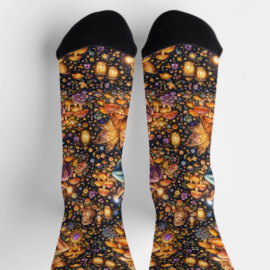 Bright Socks Elaborate Seamless Patterns 0047408 Socken (Oben)