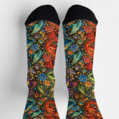 Bright Socks Elaborate Seamless Patterns 0047409 Socken (Oben)