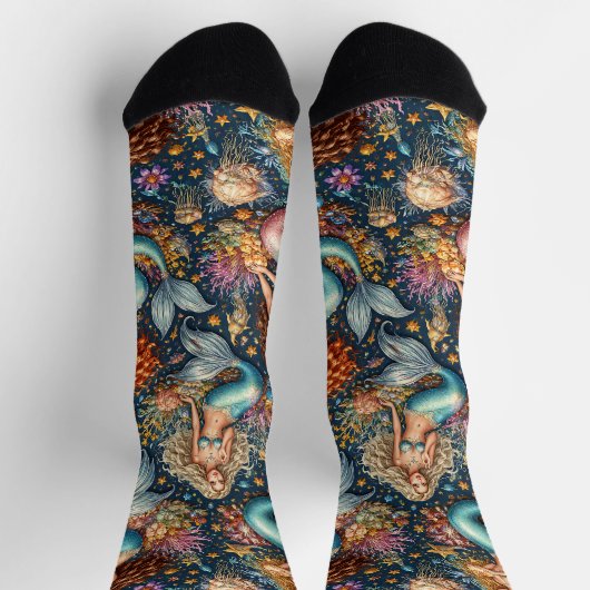 Bright Socks Elaborate Seamless Patterns 0047410 Socken (Oben)