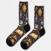 Bright Socks Elaborate Seamless Patterns 0047412 Socken (Linkes Detail)
