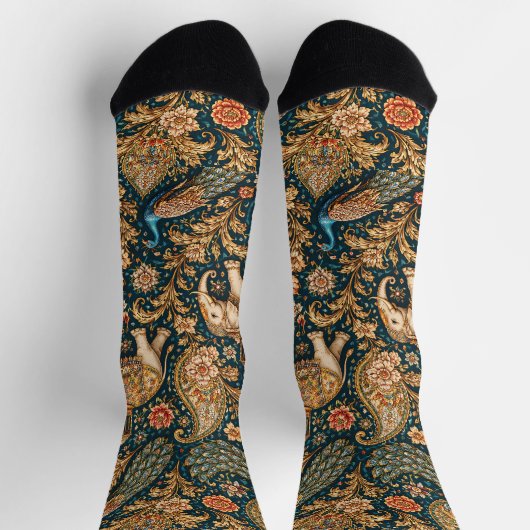 Bright Socks Elaborate Seamless Patterns 0047414 Socken (Oben)