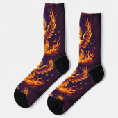 Bright Socks Fire Bird Flames 0044017 Socken (Linkes Detail)