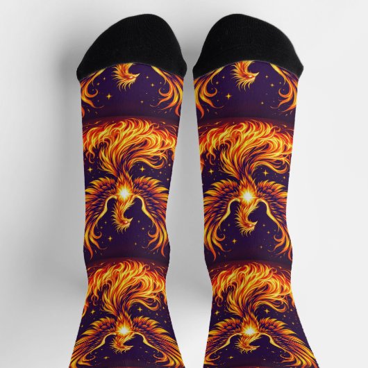 Bright Socks Fire Bird Flames 0044017 Socken (Oben)