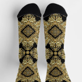 Bright Socks Fractal Seamless Patterns 0041982 Socken (Oben)