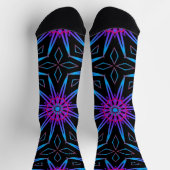 Bright Socks Fractal Seamless Patterns 0041987 Socken (Oben)