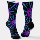 Bright Socks Fractal Seamless Patterns 0041987 Socken (Gewinkelt)