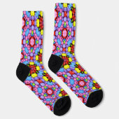Bright Socks Fractal Seamless Patterns 0041989 Socken (Rechts)