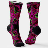 Bright Socks Fractal Seamless Patterns 0041994 Socken (Gewinkelt)