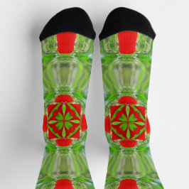 Bright Socks Fractal Seamless Patterns 0042002 Socken