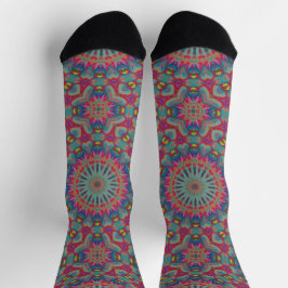 Bright Socks Fractal Seamless Patterns 0042003 Socken