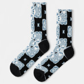 Bright Socks Fractal Seamless Patterns 0042008 Socken (Linkes Detail)