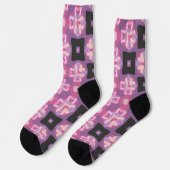 Bright Socks Fractal Seamless Patterns 0042009 Socken (Linkes Detail)