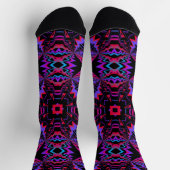 Bright Socks Fractal Seamless Patterns 0042013 Socken (Oben)