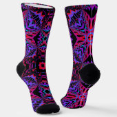 Bright Socks Fractal Seamless Patterns 0042013 Socken (Gewinkelt)