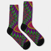 Bright Socks Fractal Seamless Patterns 0042022 Socken (Rechts)