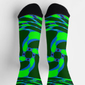 Bright Socks Fractal Seamless Patterns 0042029 Socken (Oben)