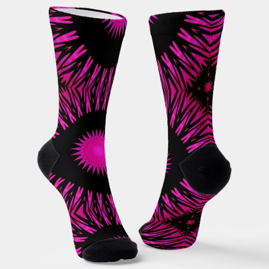 Bright Socks Fractal Seamless Patterns 0042035 Socken (Gewinkelt)