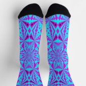 Bright Socks Fractal Seamless Patterns 0042053 Socken (Oben)