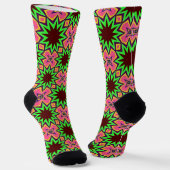 Bright Socks Fractal Seamless Patterns 0042059 Socken (Gewinkelt)