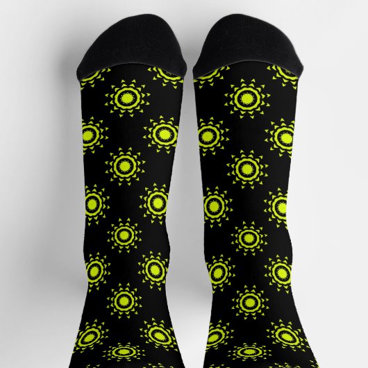 Bright Socks Fractal Seamless Patterns 0042060 Socken (Oben)