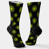 Bright Socks Fractal Seamless Patterns 0042060 Socken (Gewinkelt)