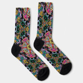Bright Socks Fractal Seamless Patterns 0042065 Socken (Rechts)