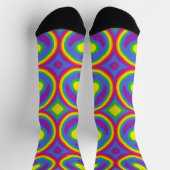 Bright Socks Fractal Seamless Patterns 0042066 Socken (Oben)