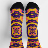 Bright Socks Fractal Seamless Patterns 0042074 Socken (Oben)