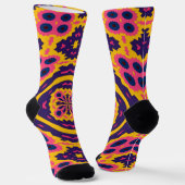 Bright Socks Fractal Seamless Patterns 0042074 Socken (Gewinkelt)