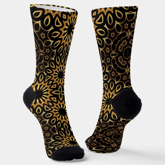 Bright Socks Fractal Seamless Patterns 0042075 Socken (Gewinkelt)