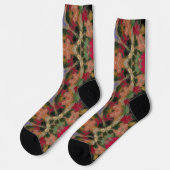 Bright Socks Fractal Seamless Patterns 0042081 Socken (Linkes Detail)