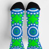 Bright Socks Fractal Seamless Patterns 0042082 Socken (Oben)