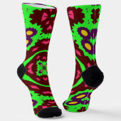 Bright Socks Fractal Seamless Patterns 0042085 Socken (Gewinkelt)