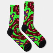 Bright Socks Fractal Seamless Patterns 0042085 Socken (Rechts)