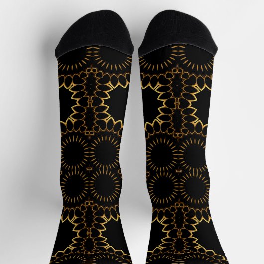 Bright Socks Fractal Seamless Patterns 0042091 Socken (Oben)