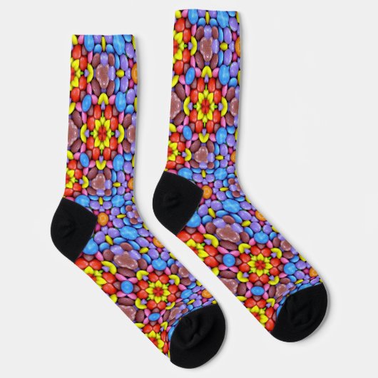 Bright Socks Fractal Seamless Patterns 0042097 Socken (Rechts)