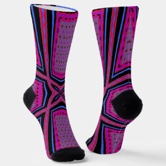 Bright Socks Fractal Seamless Patterns 0042099 Socken