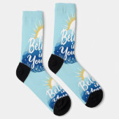 Bright Socks Glaub an dich selbst Socken 0039473 (Rechts)