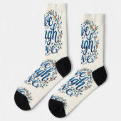 Bright Socks Live Laugh Love 0044077 Socken (Linkes Detail)