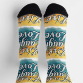 Bright Socks Live Laugh Love 0044080 Socken (Oben)